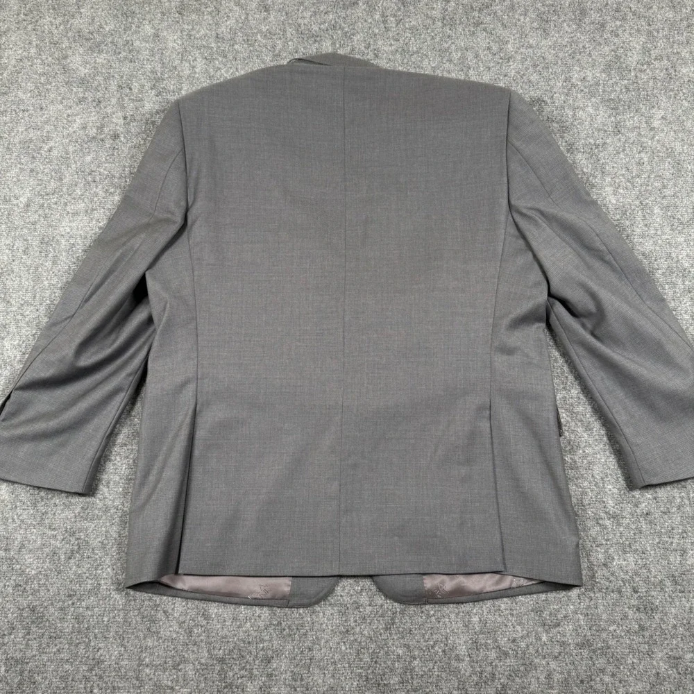 Jos A‎ Bank Signature Blazer Size 46R Gray Gold Tailored Fit Wool Blazer Men's